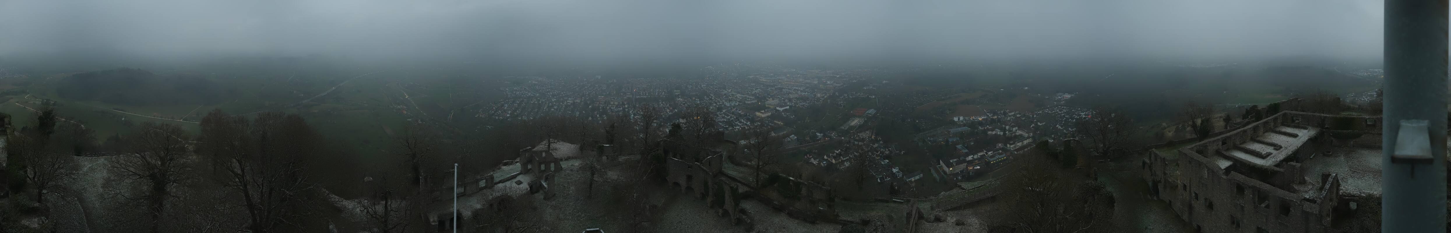 Archiv Foto Webcam Blick auf Singen von der Festung Hohentwiel