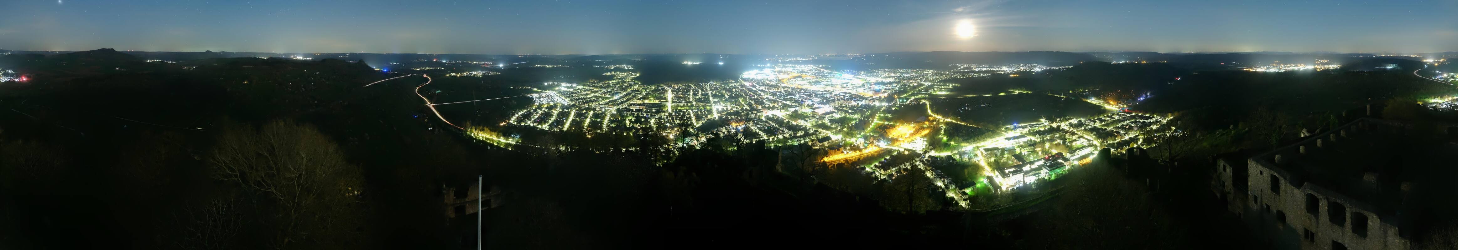 Archiv Foto Webcam Blick auf Singen von der Festung Hohentwiel