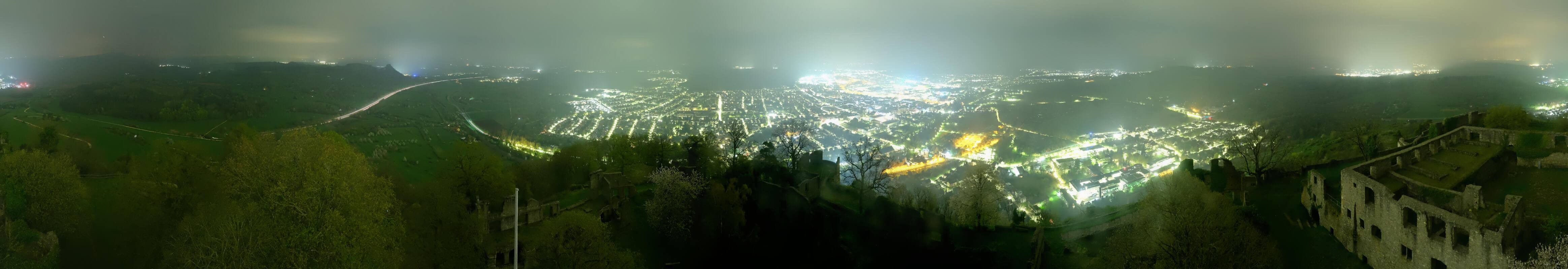 Archiv Foto Webcam Blick auf Singen von der Festung Hohentwiel