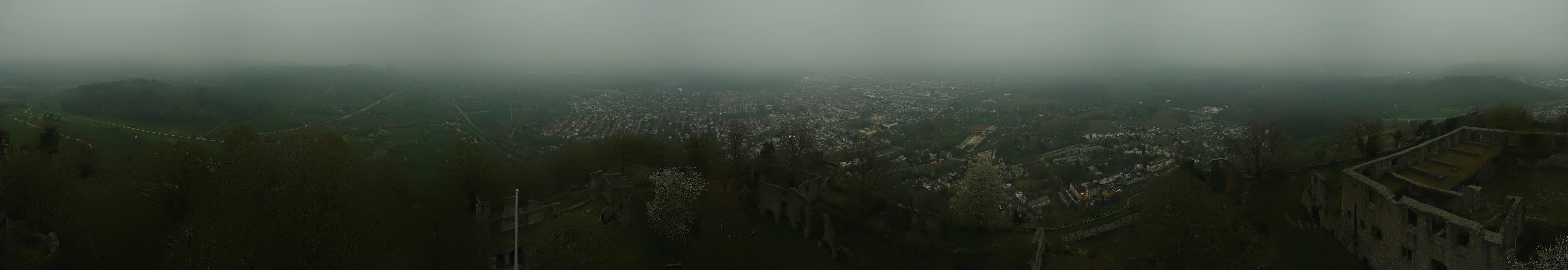 Archiv Foto Webcam Blick auf Singen von der Festung Hohentwiel