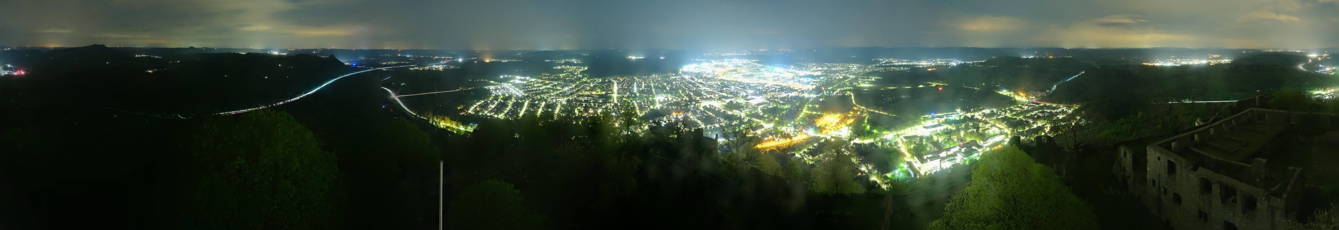 Archiv Foto Webcam Blick auf Singen von der Festung Hohentwiel