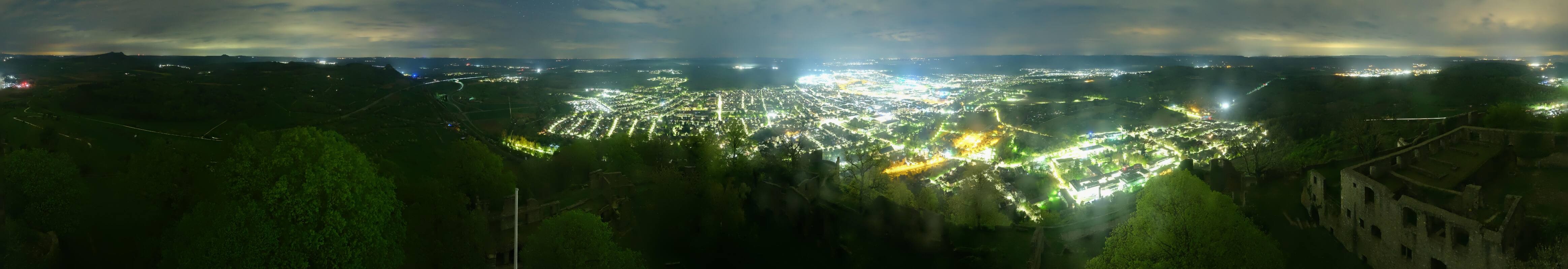 Archiv Foto Webcam Blick auf Singen von der Festung Hohentwiel