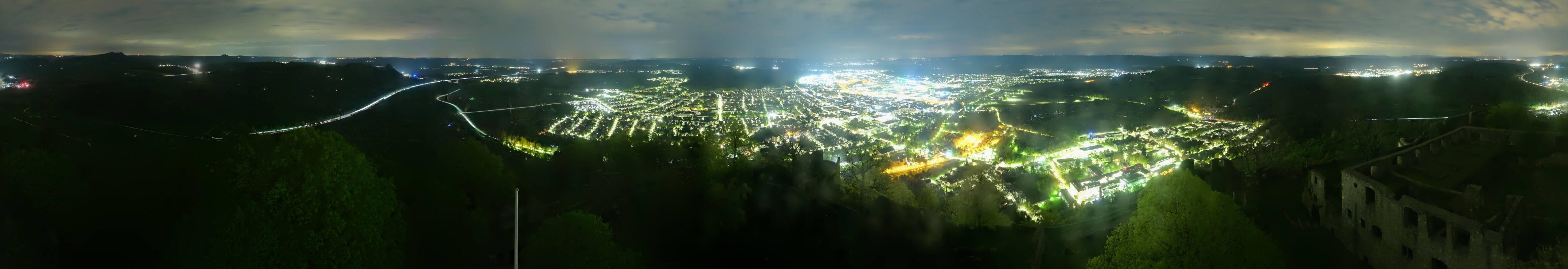 Archiv Foto Webcam Blick auf Singen von der Festung Hohentwiel