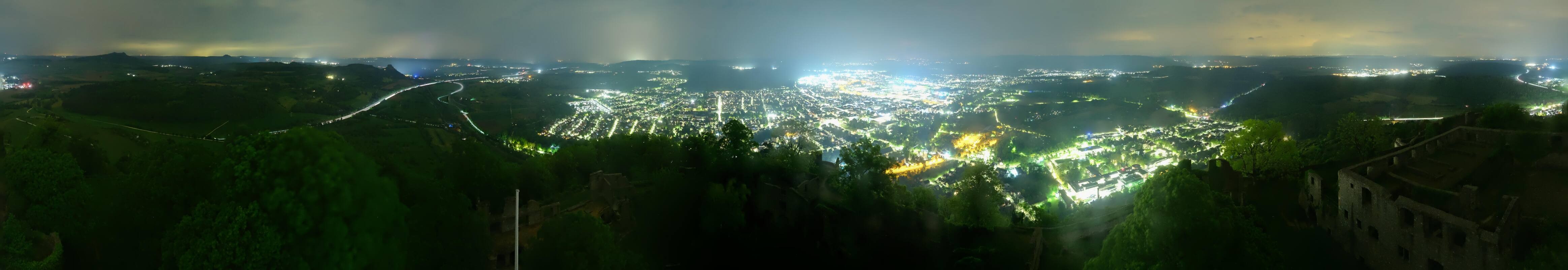 Archiv Foto Webcam Blick auf Singen von der Festung Hohentwiel