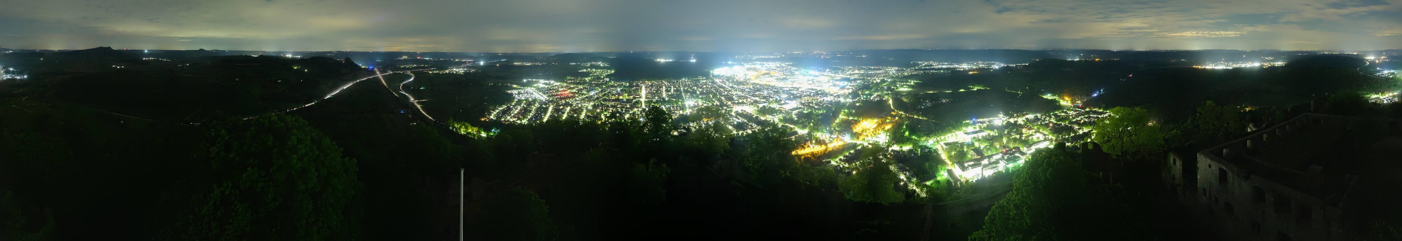 Archiv Foto Webcam Blick auf Singen von der Festung Hohentwiel