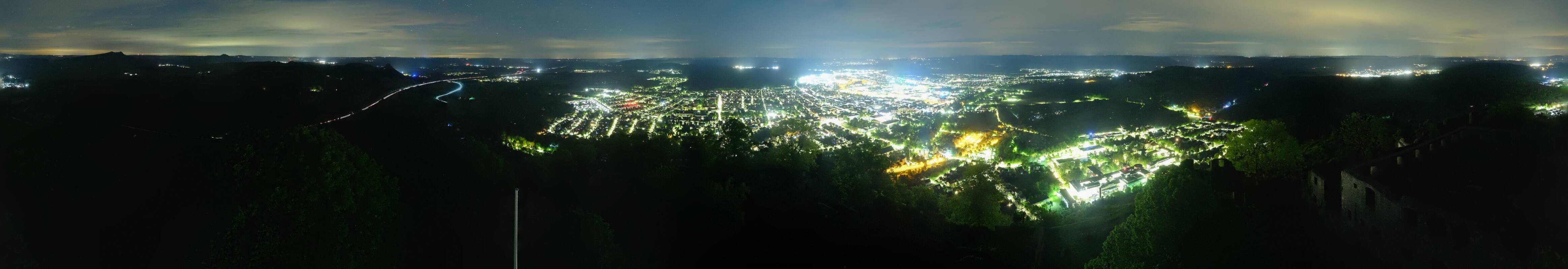 Archiv Foto Webcam Blick auf Singen von der Festung Hohentwiel