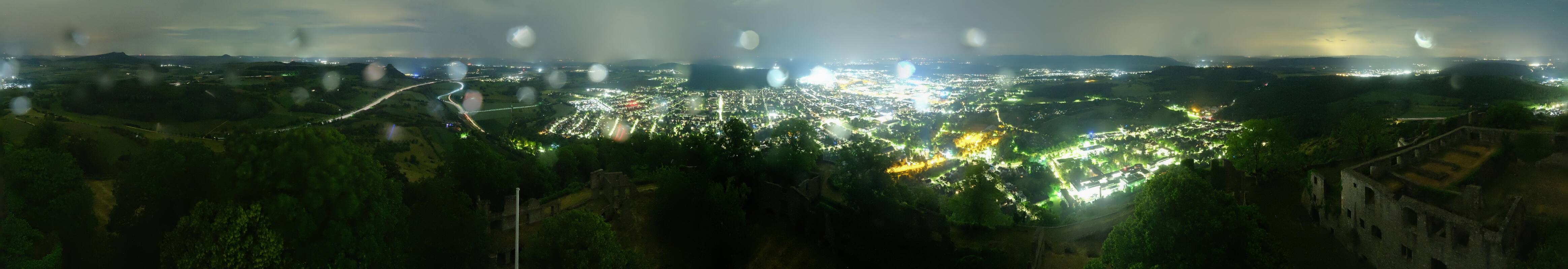 Archiv Foto Webcam Blick auf Singen von der Festung Hohentwiel