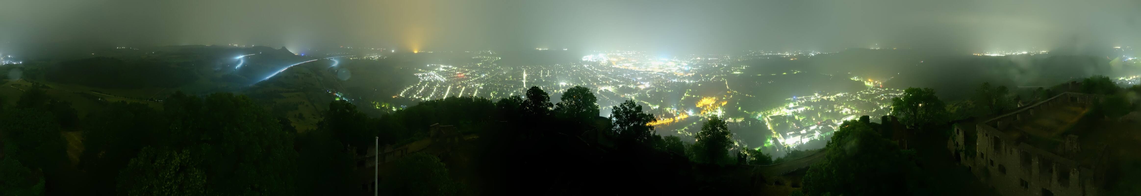 Archiv Foto Webcam Blick auf Singen von der Festung Hohentwiel