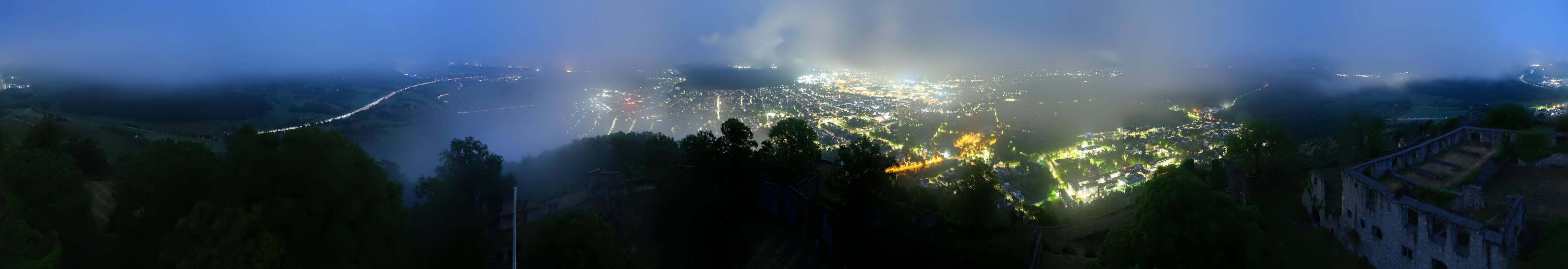 Archiv Foto Webcam Blick auf Singen von der Festung Hohentwiel