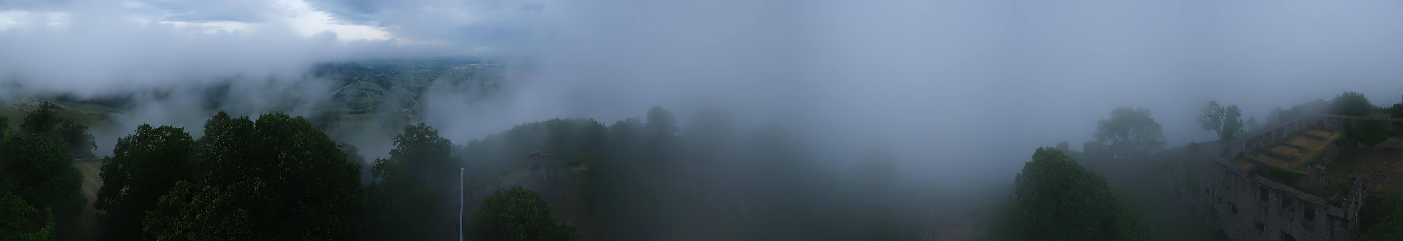 Archiv Foto Webcam Blick auf Singen von der Festung Hohentwiel