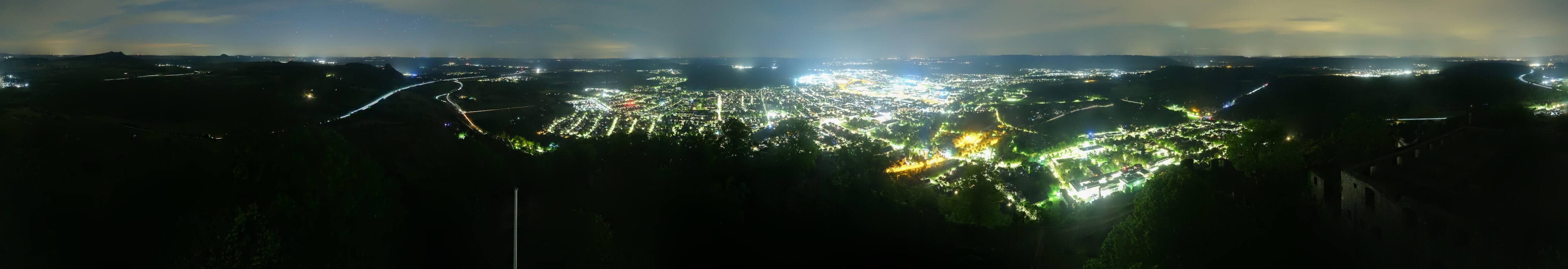 Archiv Foto Webcam Blick auf Singen von der Festung Hohentwiel