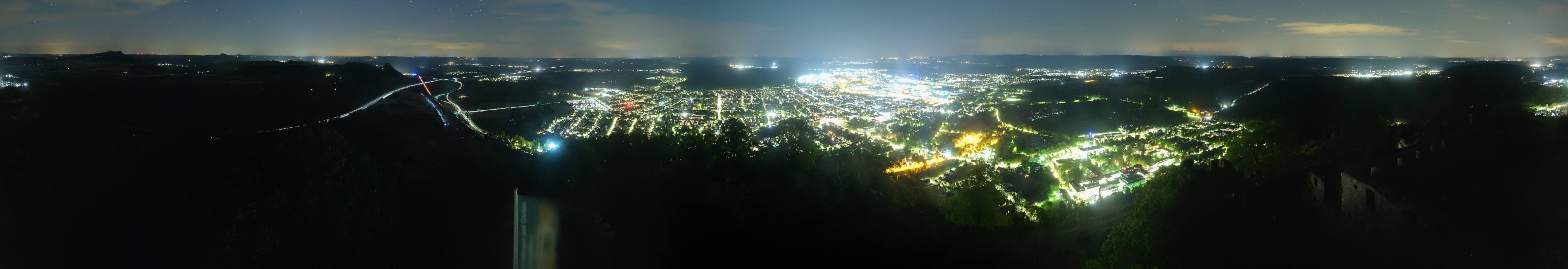 Archiv Foto Webcam Blick auf Singen von der Festung Hohentwiel