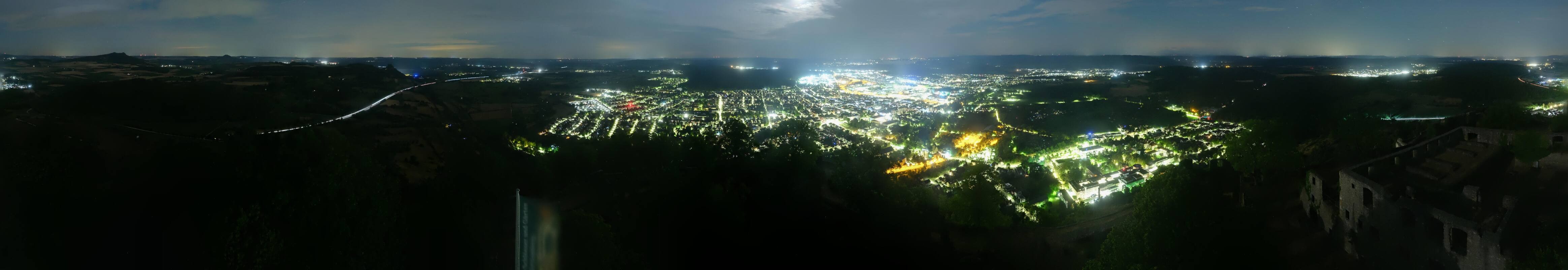Archiv Foto Webcam Blick auf Singen von der Festung Hohentwiel