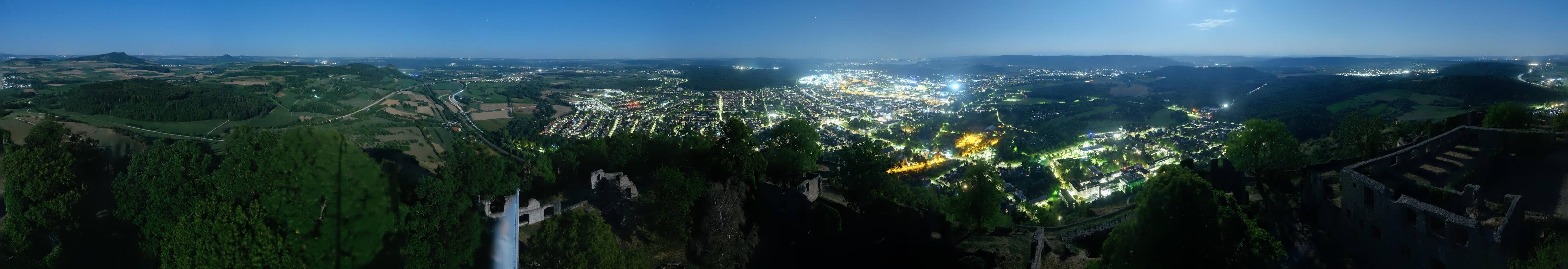 Archiv Foto Webcam Blick auf Singen von der Festung Hohentwiel