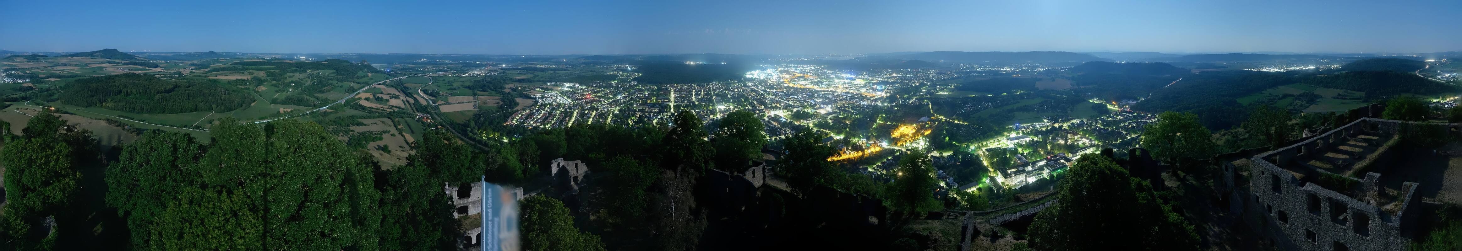 Archiv Foto Webcam Blick auf Singen von der Festung Hohentwiel