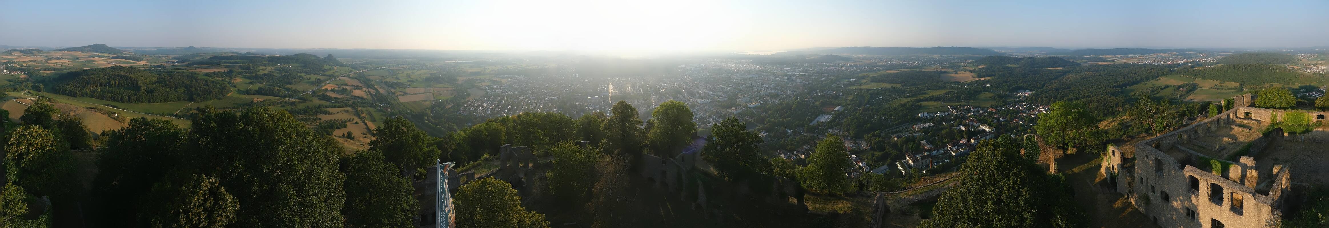 Archiv Foto Webcam Blick auf Singen von der Festung Hohentwiel