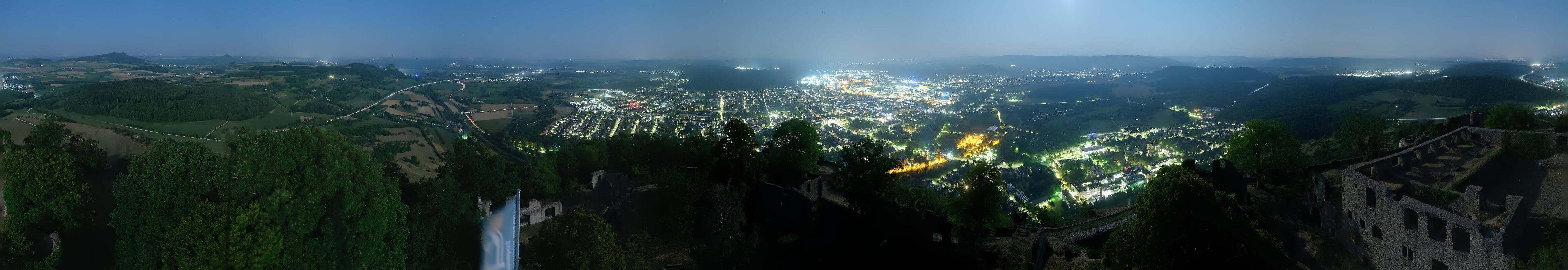 Archiv Foto Webcam Blick auf Singen von der Festung Hohentwiel