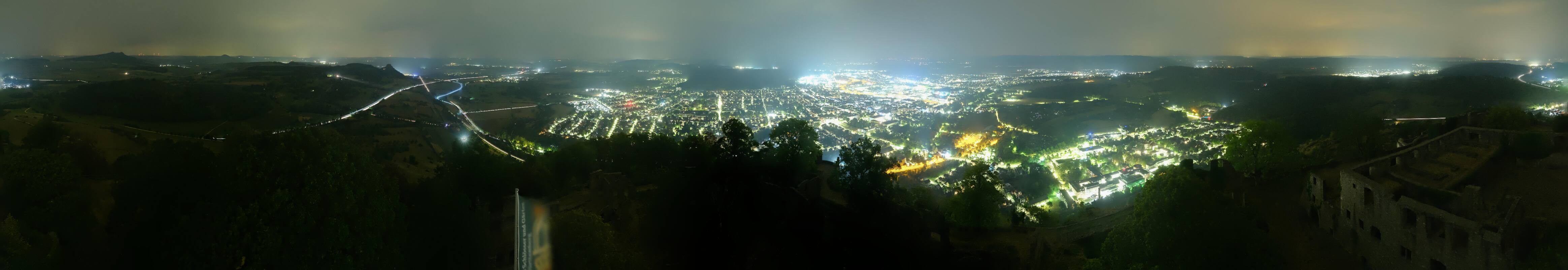 Archiv Foto Webcam Blick auf Singen von der Festung Hohentwiel