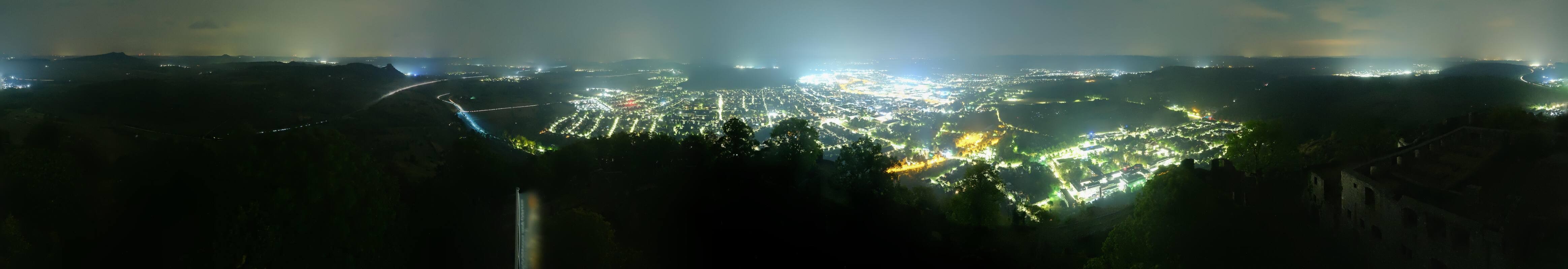Archiv Foto Webcam Blick auf Singen von der Festung Hohentwiel