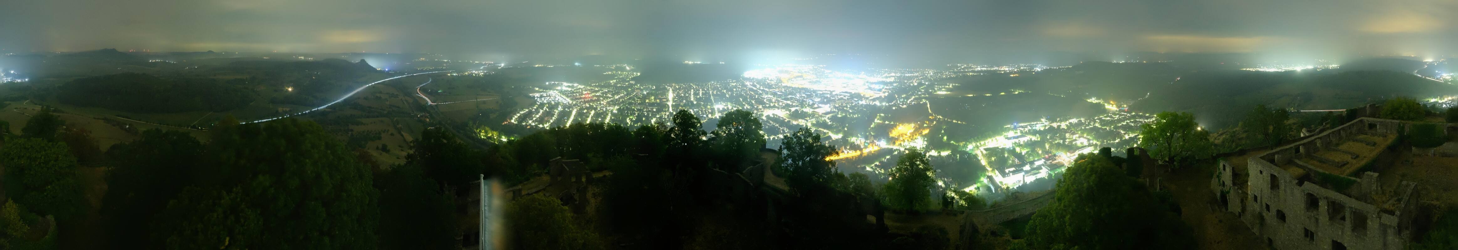 Archiv Foto Webcam Blick auf Singen von der Festung Hohentwiel