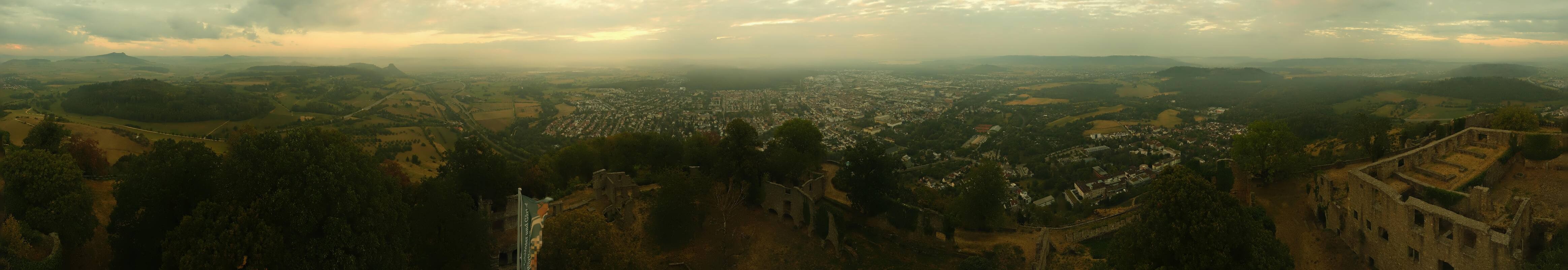 Archiv Foto Webcam Blick auf Singen von der Festung Hohentwiel