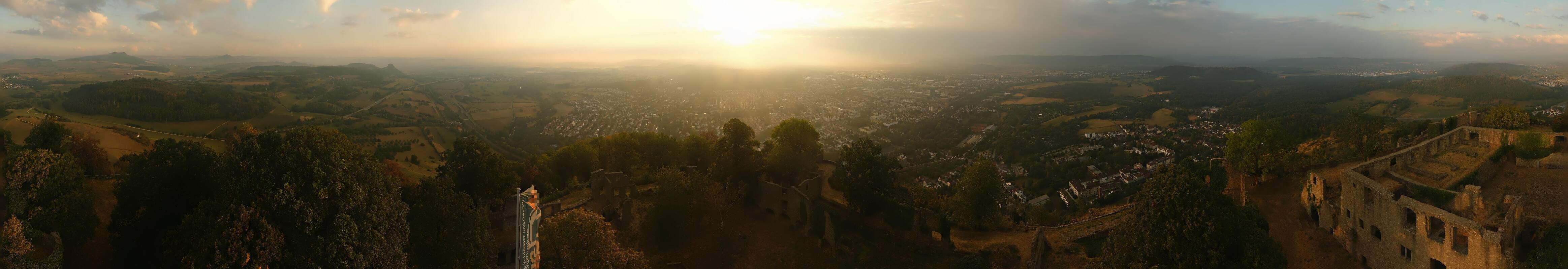 Archiv Foto Webcam Blick auf Singen von der Festung Hohentwiel