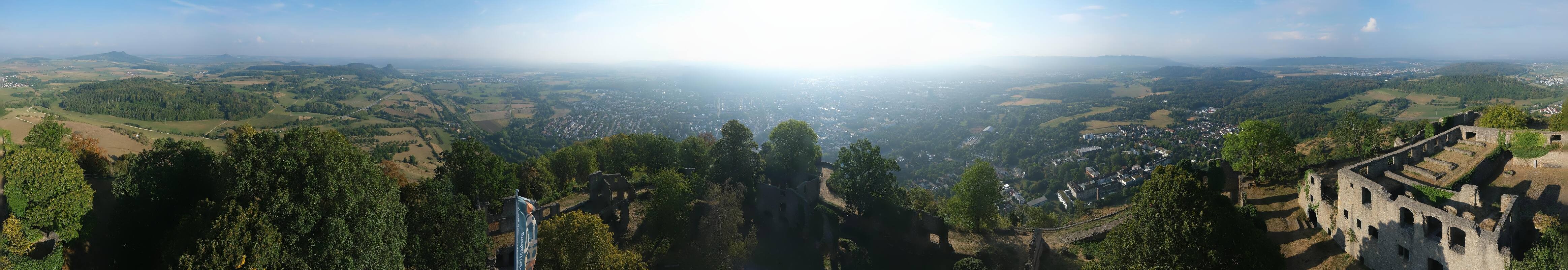 Archiv Foto Webcam Blick auf Singen von der Festung Hohentwiel