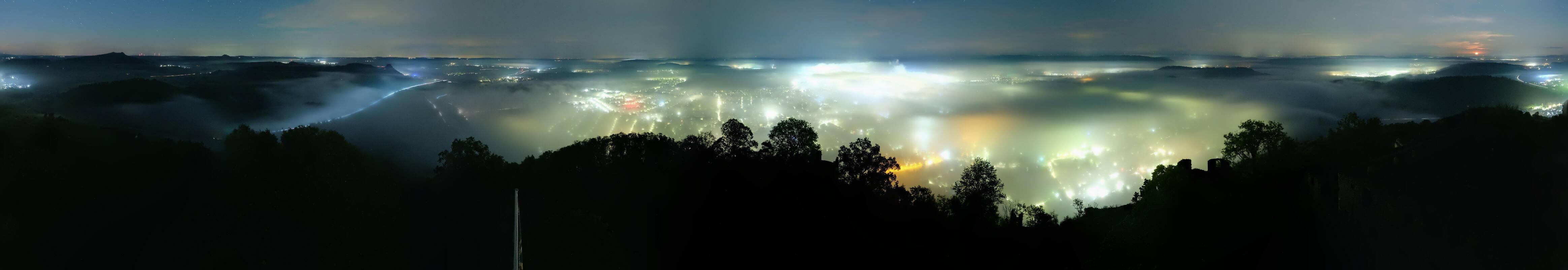 Archiv Foto Webcam Blick auf Singen von der Festung Hohentwiel