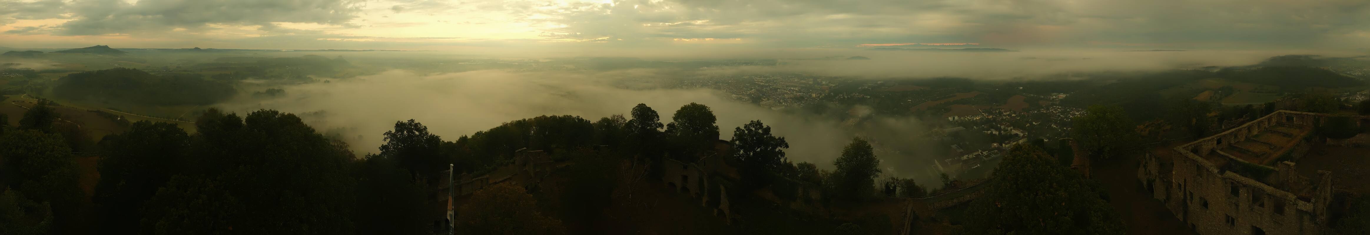 Archiv Foto Webcam Blick auf Singen von der Festung Hohentwiel