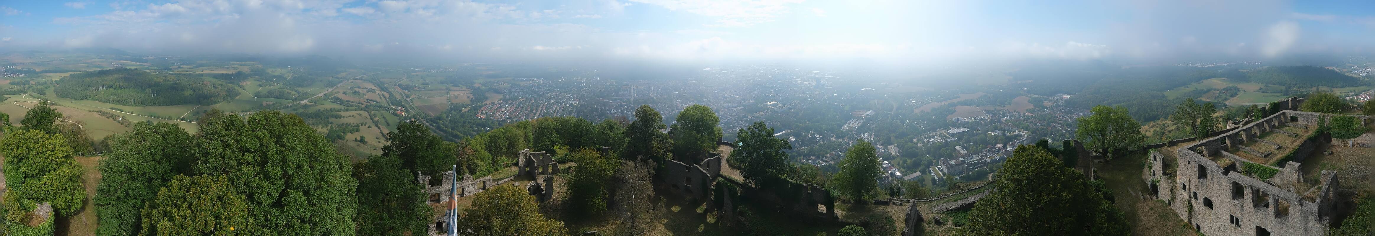 Archiv Foto Webcam Blick auf Singen von der Festung Hohentwiel