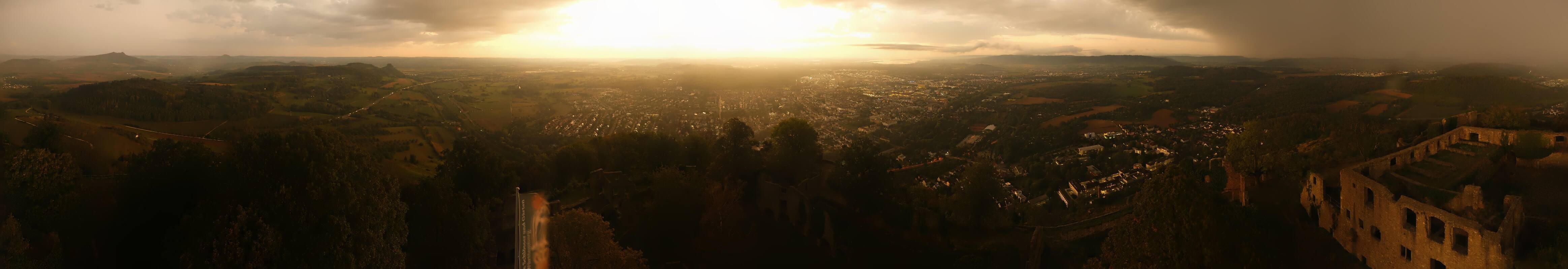 Archiv Foto Webcam Blick auf Singen von der Festung Hohentwiel