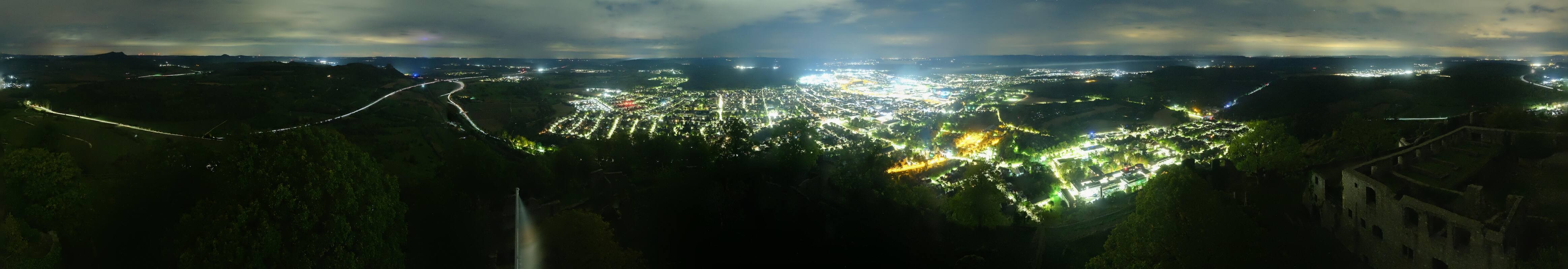 Archiv Foto Webcam Blick auf Singen von der Festung Hohentwiel