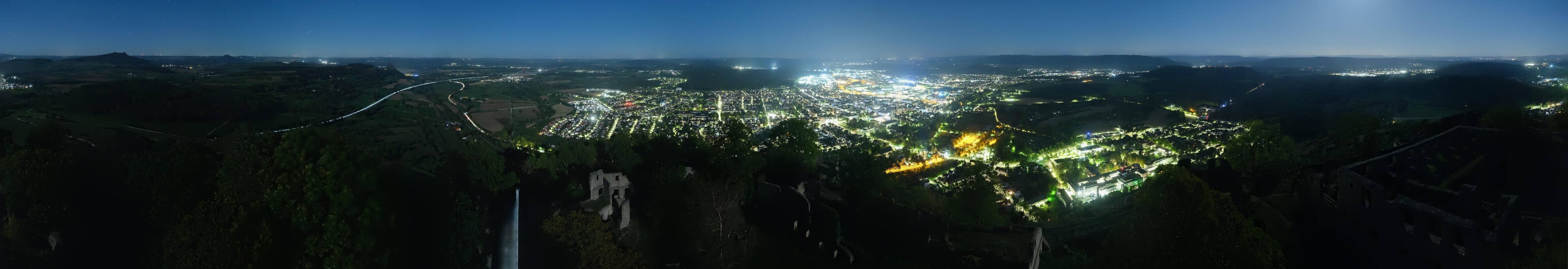 Archiv Foto Webcam Blick auf Singen von der Festung Hohentwiel