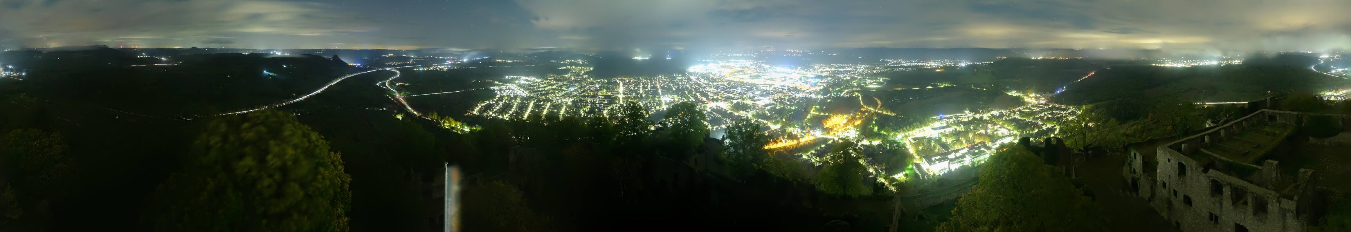 Archiv Foto Webcam Blick auf Singen von der Festung Hohentwiel