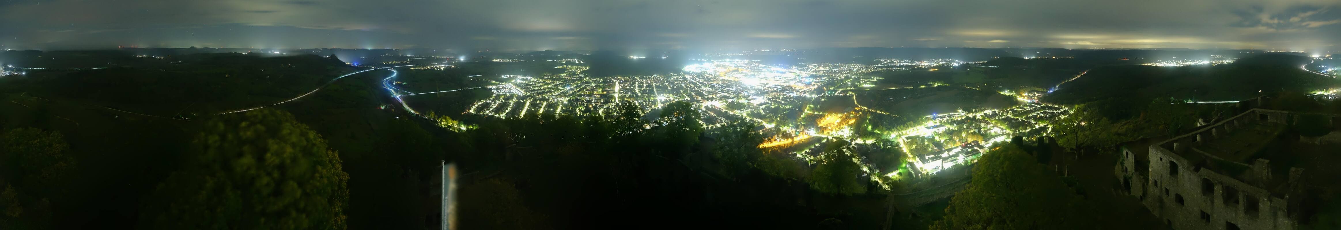 Archiv Foto Webcam Blick auf Singen von der Festung Hohentwiel