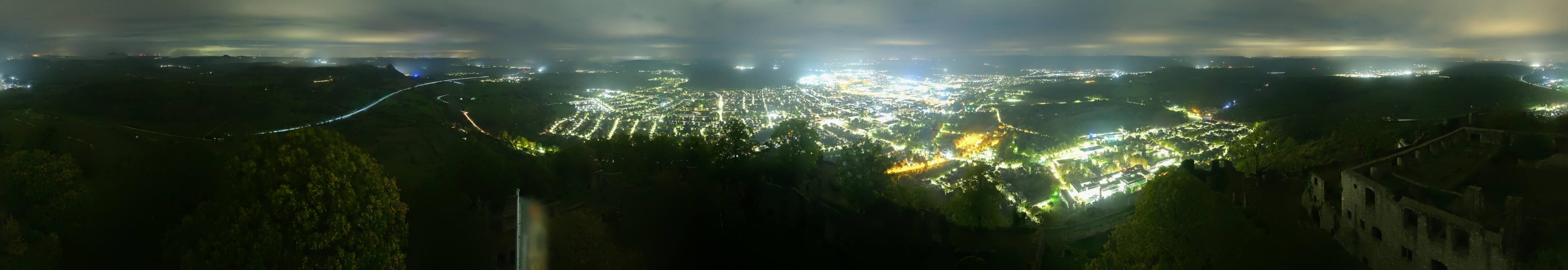 Archiv Foto Webcam Blick auf Singen von der Festung Hohentwiel