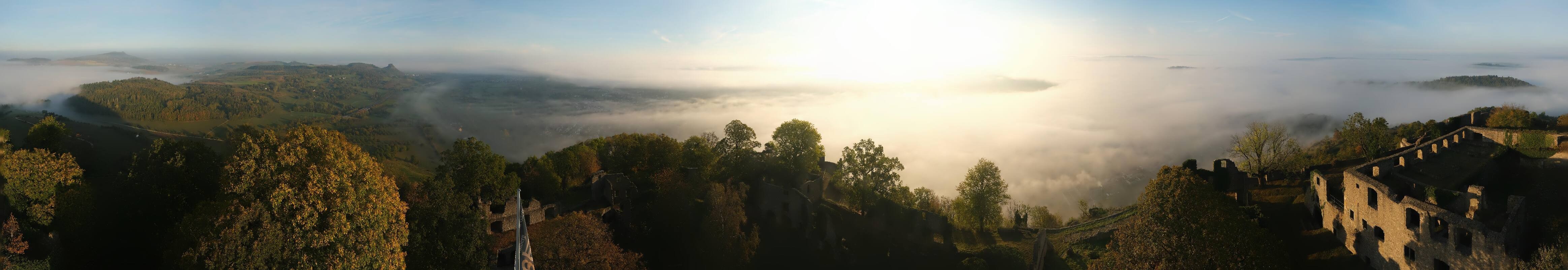 Archiv Foto Webcam Blick auf Singen von der Festung Hohentwiel