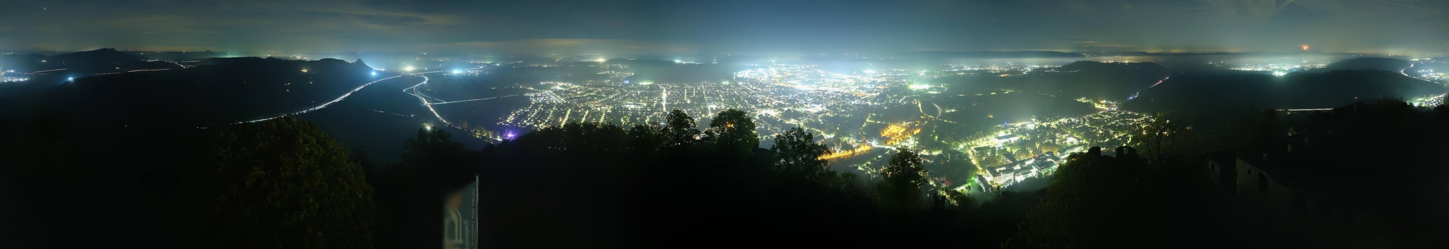 Archiv Foto Webcam Blick auf Singen von der Festung Hohentwiel
