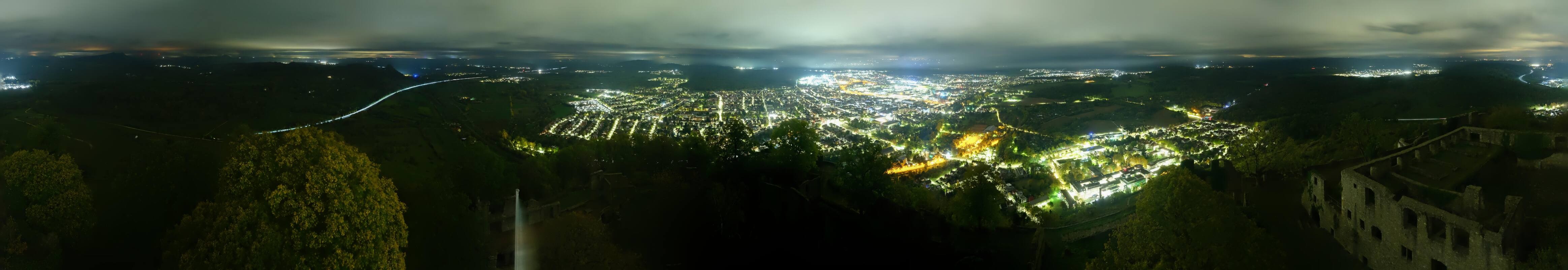 Archiv Foto Webcam Blick auf Singen von der Festung Hohentwiel