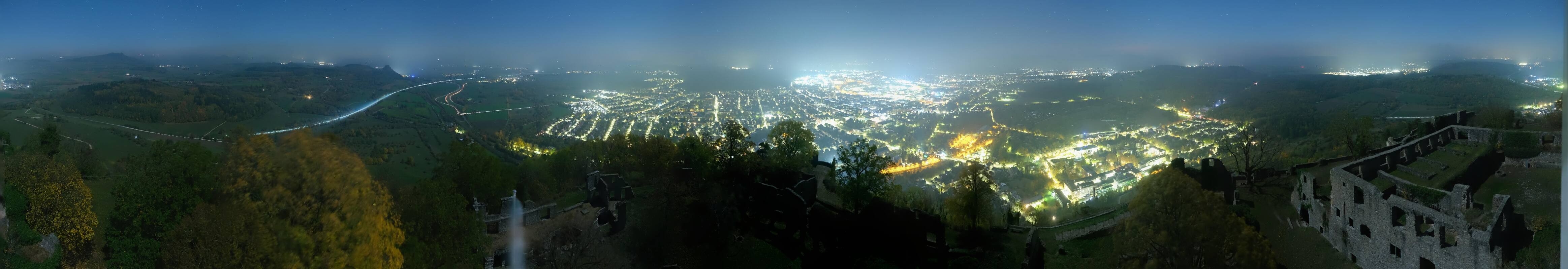 Archiv Foto Webcam Blick auf Singen von der Festung Hohentwiel