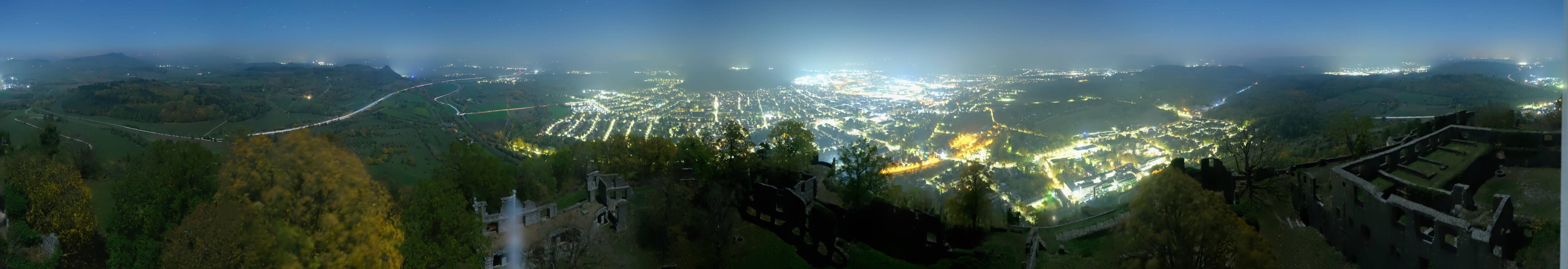 Archiv Foto Webcam Blick auf Singen von der Festung Hohentwiel
