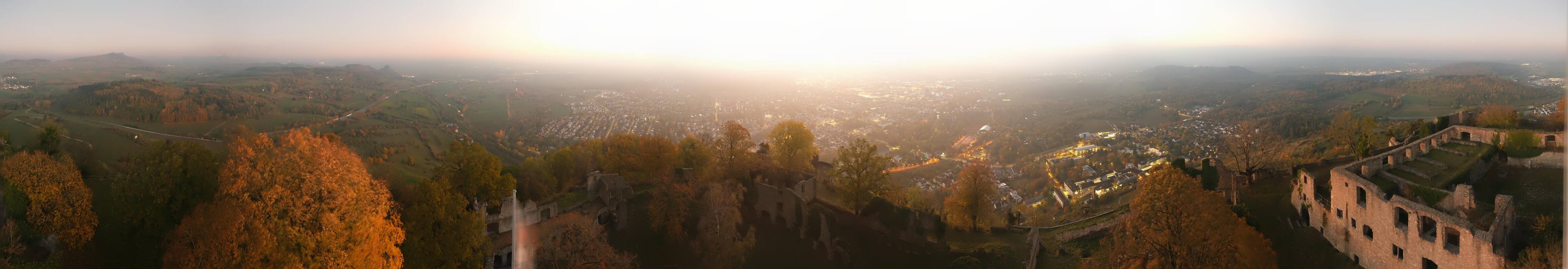 Archiv Foto Webcam Blick auf Singen von der Festung Hohentwiel