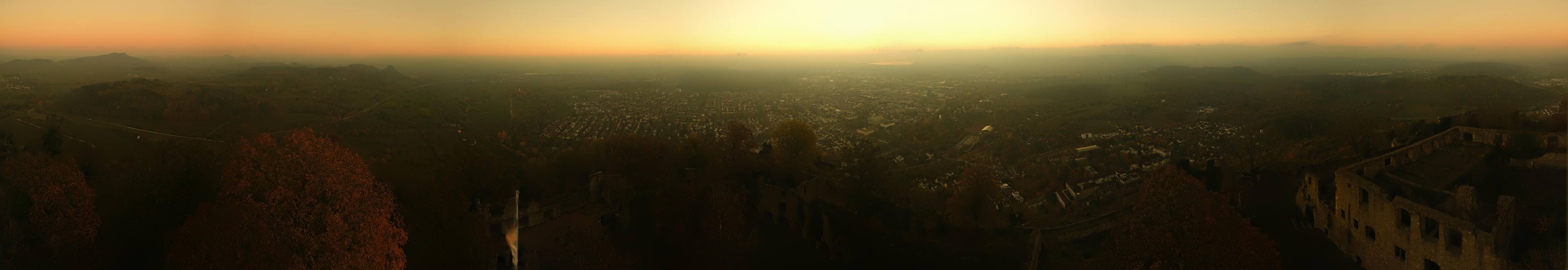 Archiv Foto Webcam Blick auf Singen von der Festung Hohentwiel