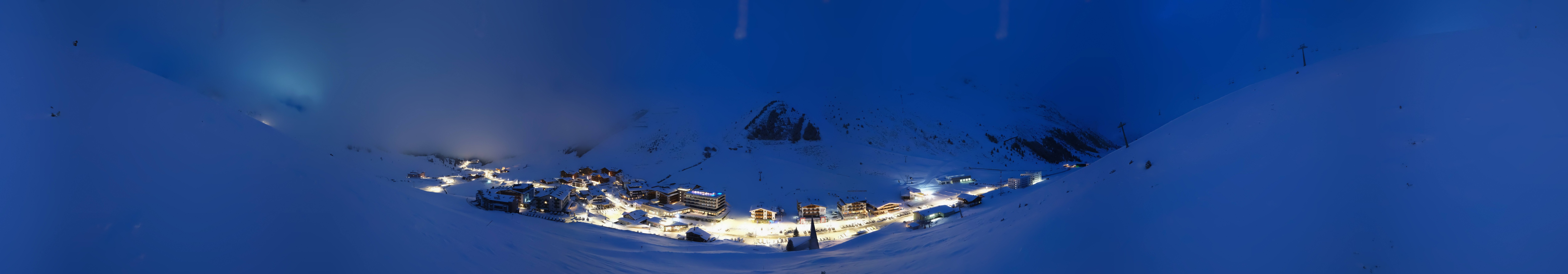 Archiv Foto Webcam Ortsblick Kühtai