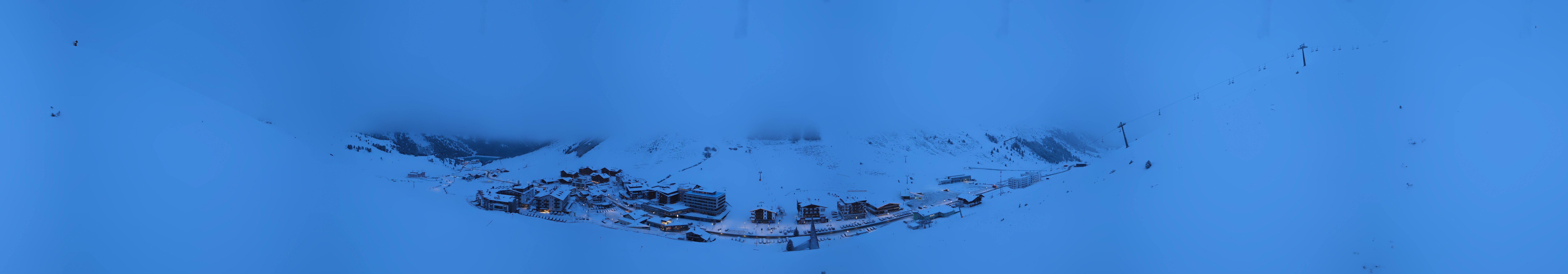 Archiv Foto Webcam Ortsblick Kühtai