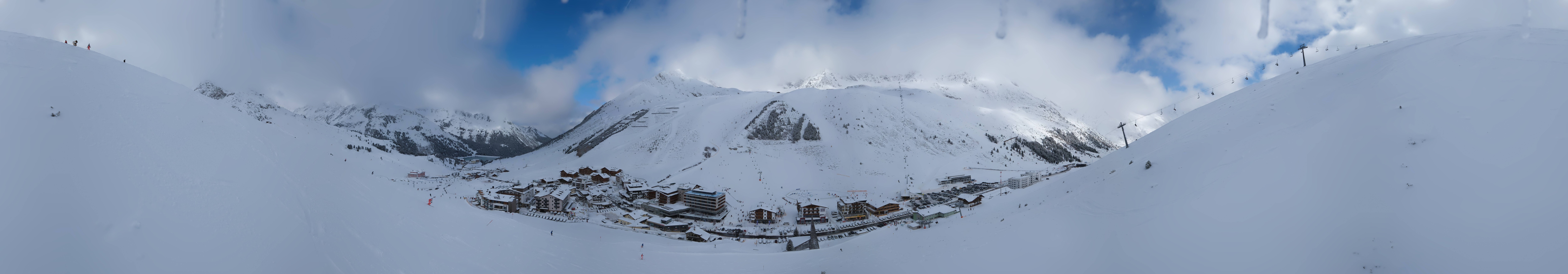 Archiv Foto Webcam Ortsblick Kühtai