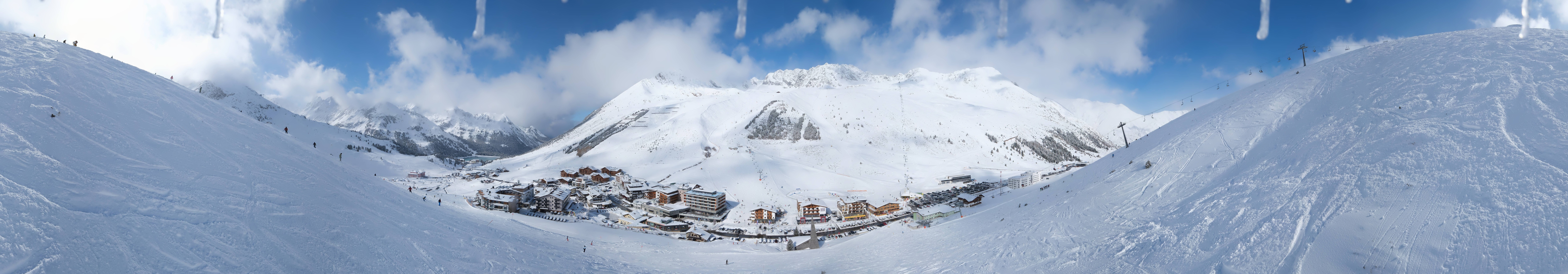 Archiv Foto Webcam Ortsblick Kühtai