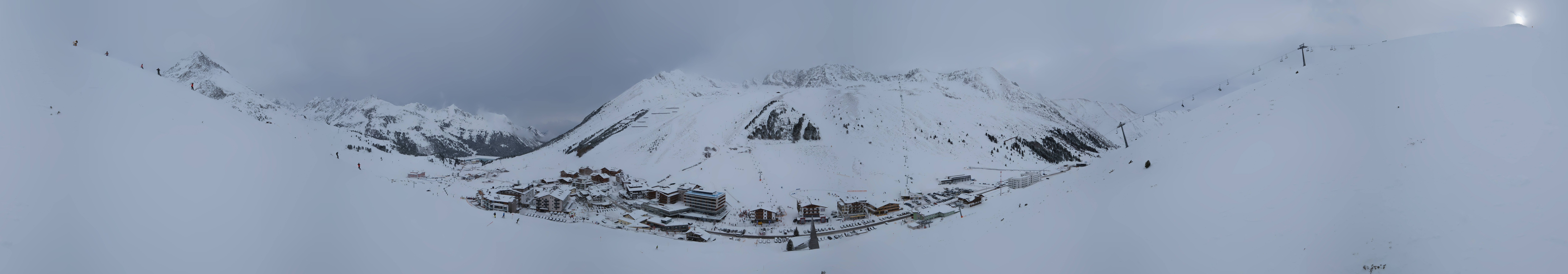 Archiv Foto Webcam Ortsblick Kühtai