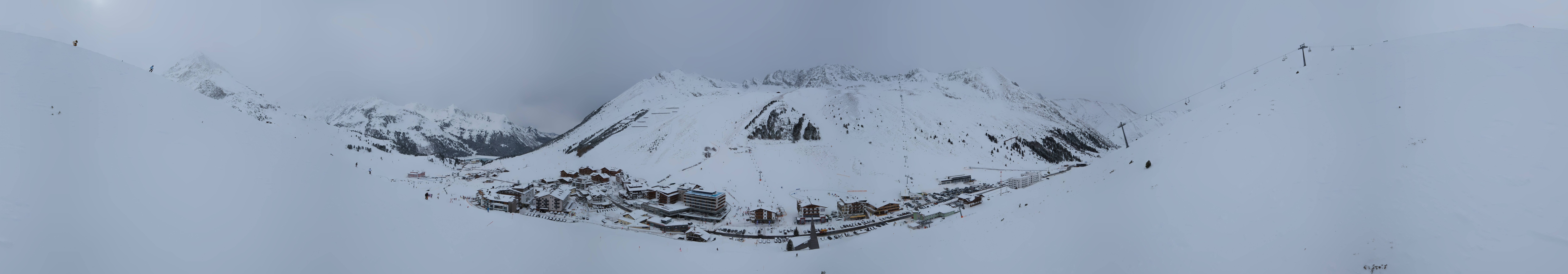 Archiv Foto Webcam Ortsblick Kühtai