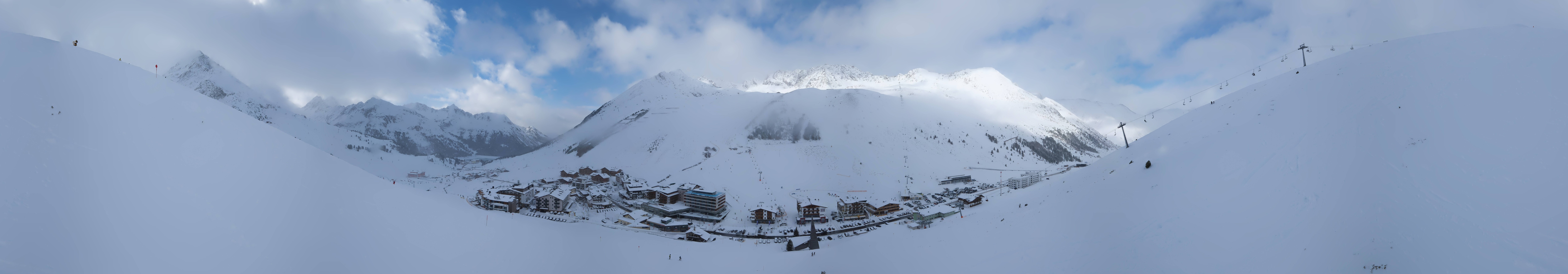 Archiv Foto Webcam Ortsblick Kühtai